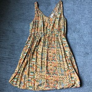 Eyeshadow multi color mini dress 2xl